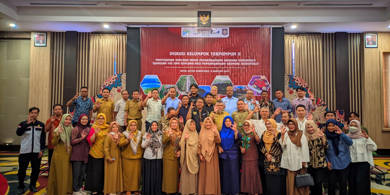 Regional Planning Agency of Gorontalo Province Successfully Holds Grouped Discussion on Developing Gorontalo Geopark Plan..