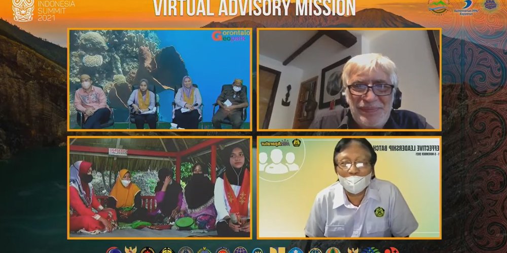 Virtual Advisory Mission Geopark Indonesia Summit 2021