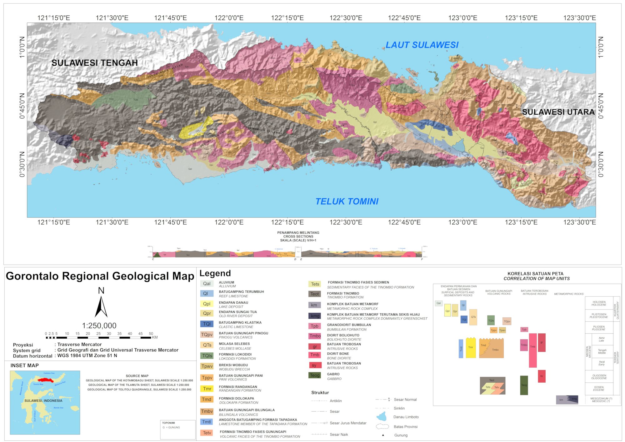 Peta Geologi Regional Gorontalo-small