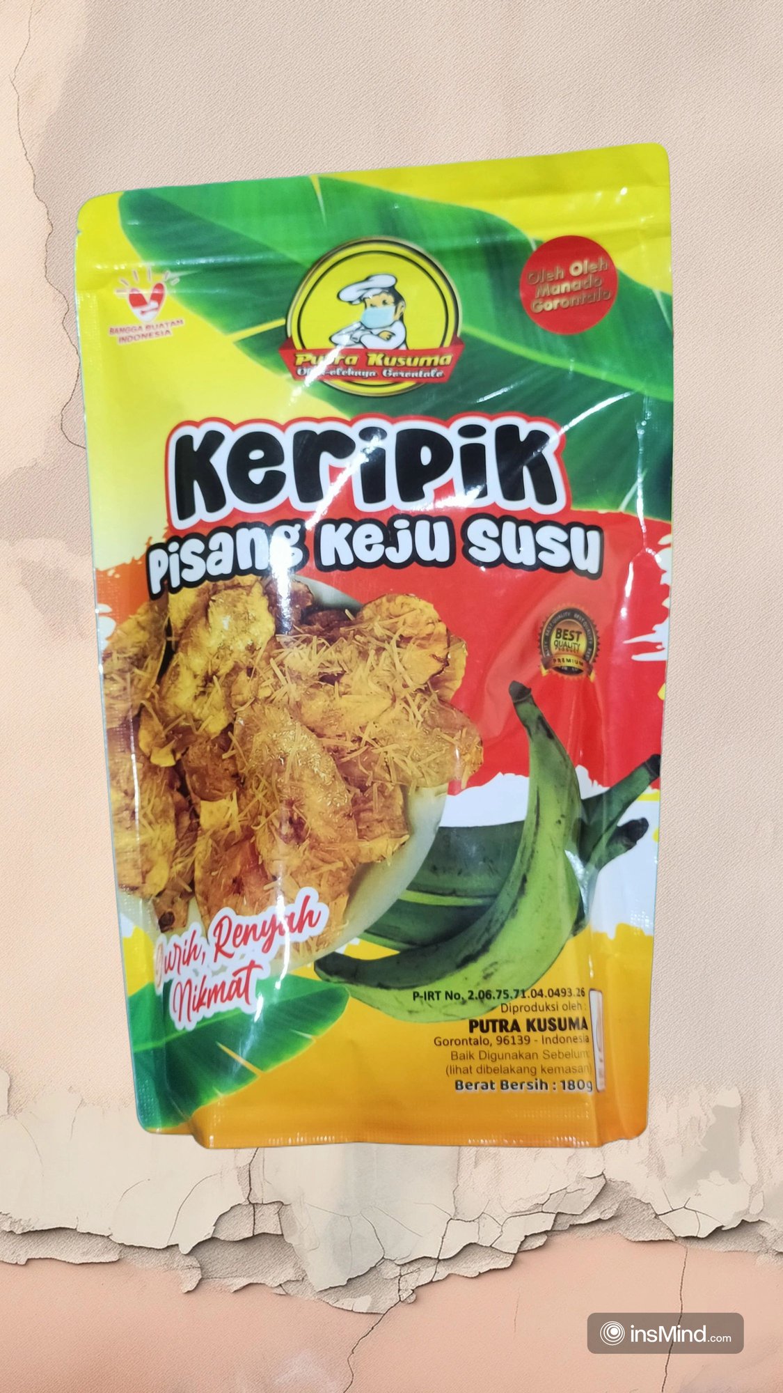 keripik pisang keju